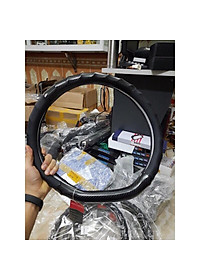 Bọc Vô Lăng Da dành cho Xe Suzuki Ertiga Lót Cao Su Non Cao Cấp Chống Trượt Tay