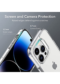 Ốp Lưng cho iPhone 14 Pro / iPhone 14 Pro Max ESR Metal Kickstand Phone Case - Hàng Chính Hãng