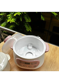 Nồi Nấu Cháo Chậm, Chưng Yến Dung Tích 1L Có Thể Hầm Xương, Nấu Cách Thủy Đa Năng Cho Gia Đình - Giao màu ngẫu nhiên - Hàng Chính Hãng