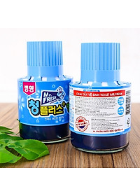 Combo 2 Cốc thả bồn cầu tẩy xanh toilet Hàn Quốc Mr Fresh 180g hương ngàn hoa