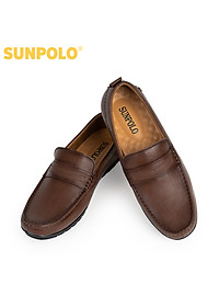 Giày lười nam da bò SUNPOLO CS5077- 2 Phiên bản màu