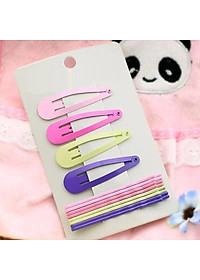 Vỉ kẹp tăm màu sắc kẹp mái dễ thương