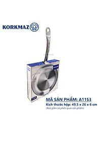 Chảo inox 18/10 Korkmaz Proline 24 cm - 1.8 lít