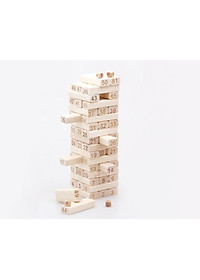 Bộ Rút Gỗ 51 Thanh Siêu Lớn T10 (Cao 28.5cm - 1 Thanh Dài 7.5cm)