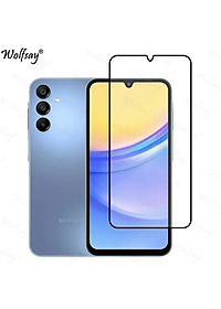 Kính cường lực 9D cho Samsung Galaxy A16 Full màn hình viền đen độ cứng 9h, chống vỡ, chống xước, dán màn hình cao cấp - Hàng chính hãng