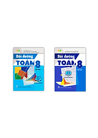 Sách - Combo Bồi dưỡng Toán 8 tập 1 + 2 (Kết nối tri thức với cuộc sống)