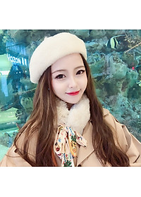 Mũ beret nón len bere nữ thời trang Hàn Quốc mới dona21111216