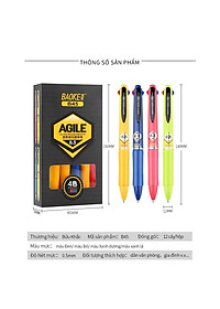 BAOKE Bút Bị Bấm 4 Màu -B45