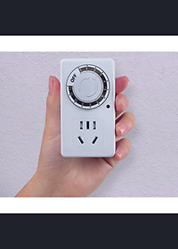 Ổ cắm hẹn giờ cơ MK-958 hẹn giờ tắt sử dụng đơn giản công suất 10A/220V + Tặng Phích chuyển đổi từ 3 chấu sang 2