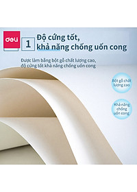 Giấy Vẽ Chuyên Dụng Deli 265X380Mm - 110/160/180Gsm, 20 Tờ - 1 Quyển - 73607/73611/73613