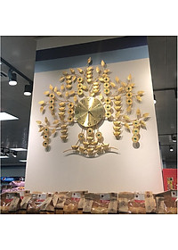 Đồng Hồ Trang Trí Treo Tường Nghệ Thuật Cao Cấp Shouse A23 hiện đại 3D kích cỡ lớn đẹp kim trôi treo phòng khách