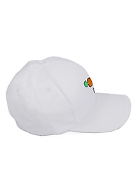 Nón kết cà rốt thời trang, độc đáo thêu nổi hình và chữ Carrot kèm hình cầu vồng bên hông nón, khóa cửa sổ gài - Hạnh Dương