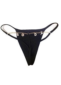 Quần lót lọt khe nữ dây xích Body gợi cảm cực kỳ