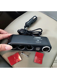 Bộ Chia Tẩu Ô Tô Mẫu Mới 12v-24v - 120W – 4 Cổng USjB Kép , Chống Cháy, Dùng Cho Mọi Dòng Xe Loại Xịn , đồng hồ treo tường