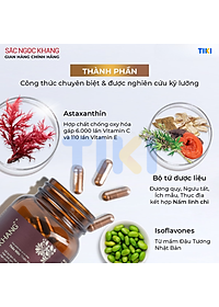 Viên uống Sắc Ngọc Khang ++ (120 viên) dòng cao cấp giúp chống lão hóa, giảm nám sạm và cân bằng nội tiết tố