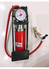 Dụng cụ bơm hơi bánh xe đạp chân đa năng mini dùng cho xe đạp, xe máy 