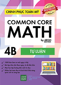 Sách Chinh Phục Toán Mỹ - Common Core Math (Tập 4B)