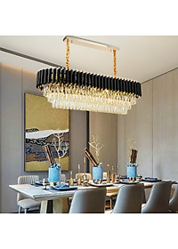 Đèn thả mâm MONA pha lê phong cách hiện đại trang trí nhà cửa sang trọng - (101).