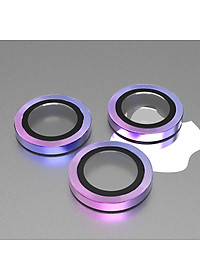 Kính Cường Lực cho Camera Lens MIPOW KINGBULL ALUMIUM Trong Suốt Viền Màu Dành Cho iPhone 13 Pro Max / 13 Pro_ Hàng Chính Hãng