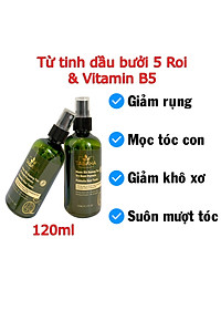 Combo 2 Chai xịt tinh dầu bưởi kích mọc tóc, giảm rụng tóc Pomelo Tabaha 120ml cho tóc dày và dài hơn gấp 2 đến 3 lần