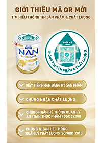 Sữa bột Nestlé NAN SUPREMEPRO 1 400g nhập khẩu Đức với 5HMO & đạm Gentle Optipro ( Dành cho trẻ từ 0 - 12 tháng tuổi)