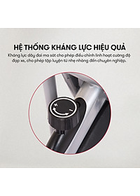 Xe đạp tập KINGSPORT KS-101 tập luyện toàn thân, tích hợp đồng hồ đo lường chỉ số, cân nặng phù hợp từ dưới 75kg