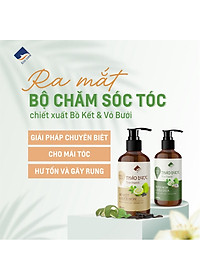 Dầu gội thảo dược PREMIUM ECOCARE 300ml đạt chuẩn CGMP, dầu gội xả thảo mộc giúp sạch gàu, giảm rụng tóc