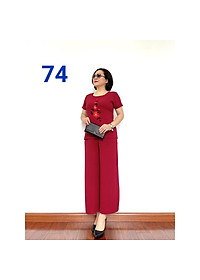 Đồ bộ trung niên đẹp 2021 -  Bộ đũi cao cấp - chất vải loại 1 - Không nhăn không xù khi giặt - (72) - Laddy_store