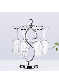 Giá Treo Ly Uống Rượu Vang Cao Cấp Inox 304 Bền Đẹp Để Bàn Trong Gia Đình Mã KT05