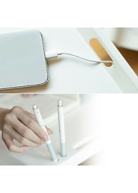 Bàn Xếp Xiaomi Youpin Jiezhi Bằng PP Nhẹ Với Ngăn Để Máy Tính Bảng & Lỗ Sạc Thiết Bị