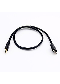 Cáp USB 3.1 Type C Sang Usb 3.0 Micro B Mạ Vàng 0.5m Dành Cho Ổ Cứng Di Động Kết Nối Macbook
