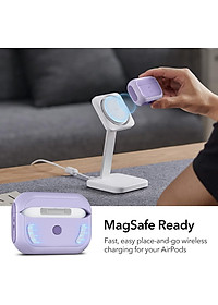 Bao Case ESR Orbit Hybrid Case with HaloLock cho AirPods Pro / AirPods Pro 2 (2023/2022/2019) Magnetic Lid Lock - Hàng Chính Hãng