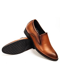 Giày lười da tăng chiều cao nam Bụi Leather G112 - Da bò Nappa cao cấp - Bảo hành 12 tháng