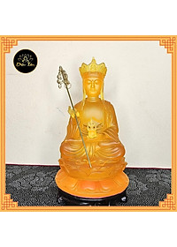 Tượng phật địa tạng vương bồ tát tượng địa tạng lưu ly cao 21cm đồ thờ cúng phong thủy - shop Diệu Tâm