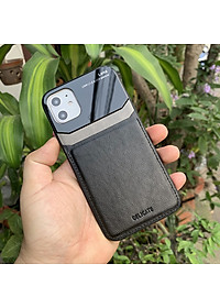 Ốp lưng da kính cao cấp dành cho iPhone 12 Mini / 12 / 12 Pro / 12 Pro Max - Hàng chính hãng