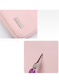 Túi chống sốc dành cho laptop macbook kèm gấu bông siêu cute đáng yêu