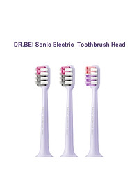 Đầu Bàn Chải Thay Thế DR.BEI BY-V12 3 Cái /Gói | Lông Toray Nhật Bản | Chứng Nhận FDA - Hàng Chính Hãng