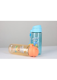 Bình nước cầm tay họa tiết thú cưng kèm dây đeo bình điều chỉnh độ dài, dung tích 500ml, in họa tiết thú cưng bắt mắt