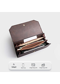 Ví Lata ( Thời trang nữ cầm tay dáng dài - Ví da VN69 )