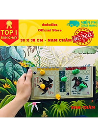 Cỡ Đại 38x38Cm - Bộ cờ cá ngựa nam châm dododios - Bộ cờ cá ngựa cao cấp kích thước 38x38cm - Hàng chính hãng