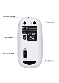 Chuột không dây sạc điện HXSJ M103 - Hàng chính hãng