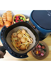 Giấy Nến Vàng Lót Nồi Chiên Không Dầu Sạch Sẽ Tiện Dụng An Toàn Cho Sức Khỏe - 1 set 50 Tờ