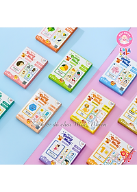 Thẻ học thông minh Mini Flashcard song ngữ Anh - Việt nhiều chủ đề cho bé - Thương hiệu Lalala baby