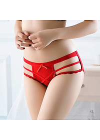 Quần lót nữ cotton cạp chéo  - Đỏ