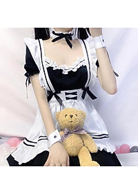 Maid Costume Maid Dresses Classic  Japanese Anime Maid Outfit S