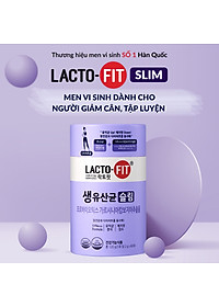 60 Gói Men Vi Sinh Hàn Quốc LACTO-FIT SLIM Cải Thiện Đường Ruột, Hỗ Trợ Người Ăn Kiêng (60 gói x 2g)