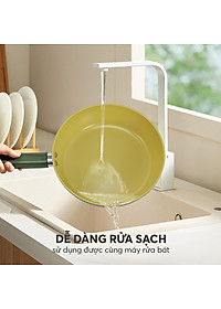 Chảo phủ sứ cao cấp Elmich Olive EL-5965OV nhiều size, Hàng chính hãng, dùng được mọi bếp - JoyMall