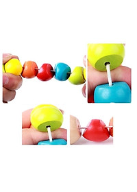 Con Sâu Gỗ Uốn Dẻo Nhiều Màu Sắc Cho Bé Rèn Luyện Khả Năng Cầm Nắm