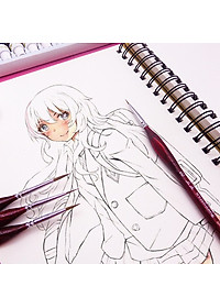 Cọ tỉa nét nhỏ, cọ vẽ móng, cọ vẽ loại xịn, họa cụ LALUNA - A33