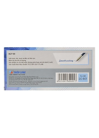 Hộp 20 Bút Bi 0.8 mm Thiên Long TL-08 - Mực Xanh